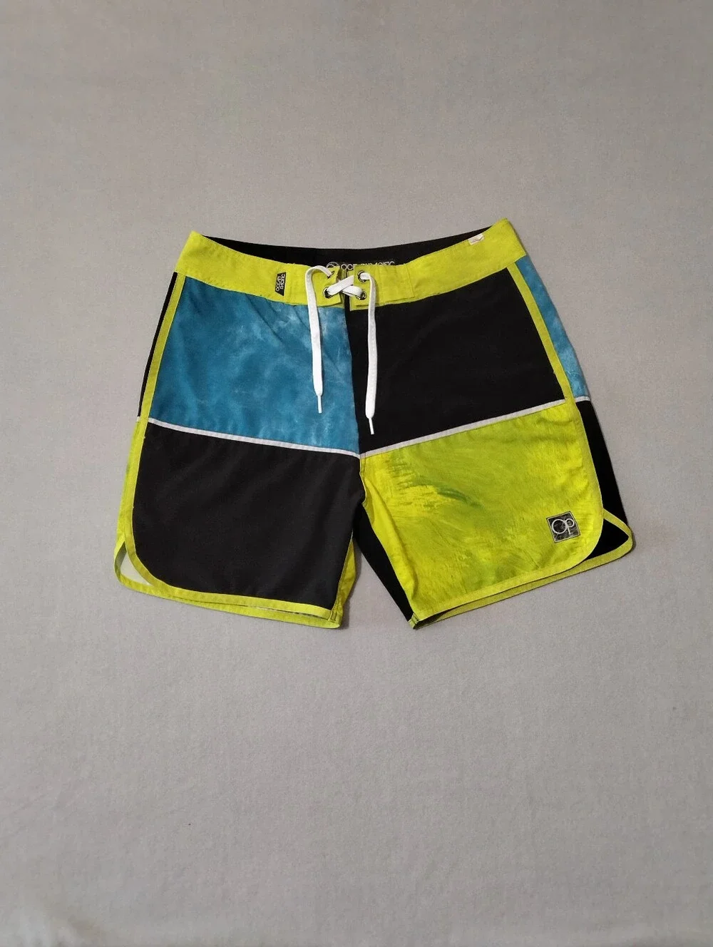 Ocean Pacific Aquadry Lightweight 6 Inseam Polyester Board Shorts Mens 32 Waist